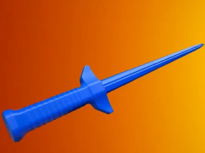 Collapsing Sword Print in Place