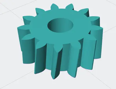 Model train 1:87 driver helix gear cogwheel 13 teeth angled at 7 degrees (old PIKO)