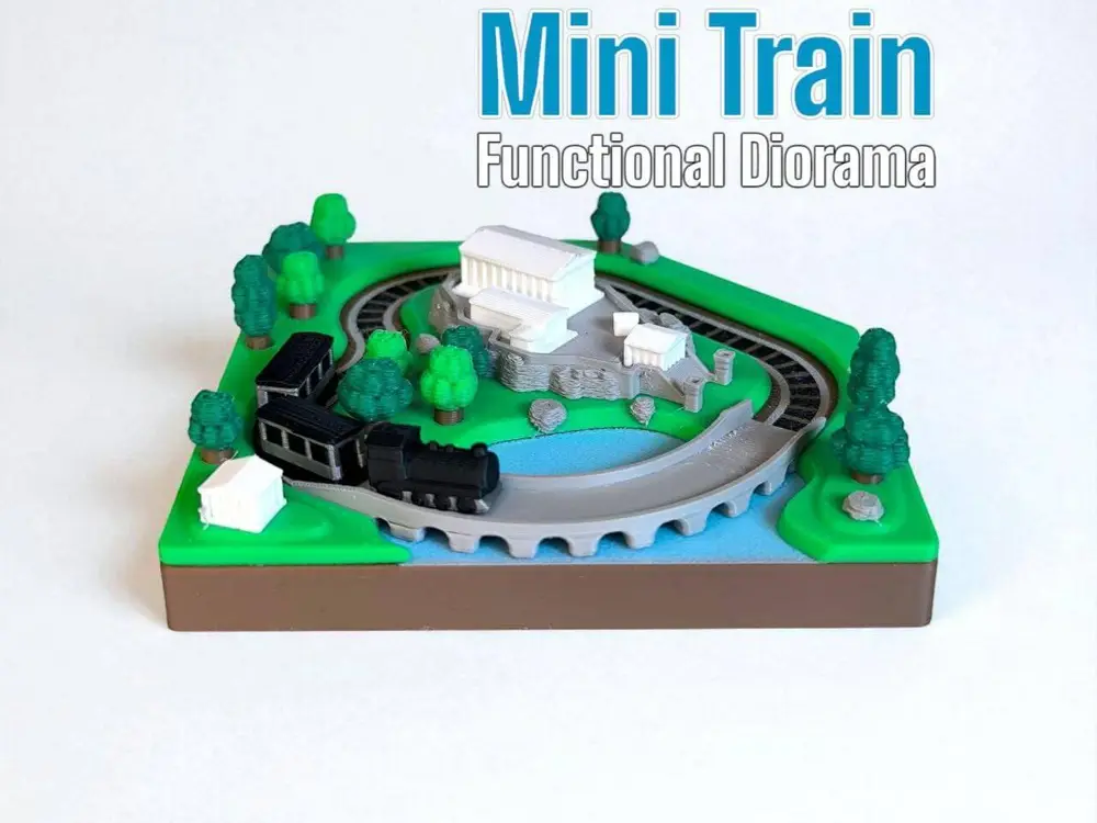 Mini Train - Functional Akropolis Diorama