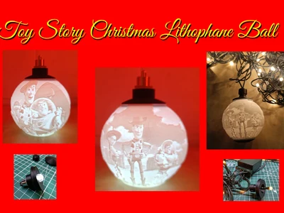 Toy Story Lithophane Christmas Ball