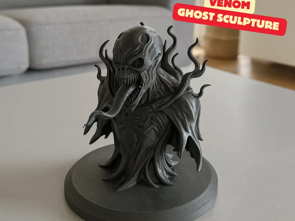 VENOM GHOST SCULPTURE ABSTRACT