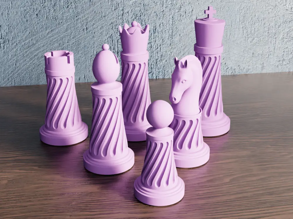 Geometric Chess Set