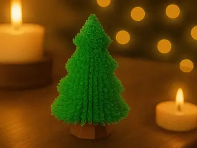 Fluffy Christmas Tree