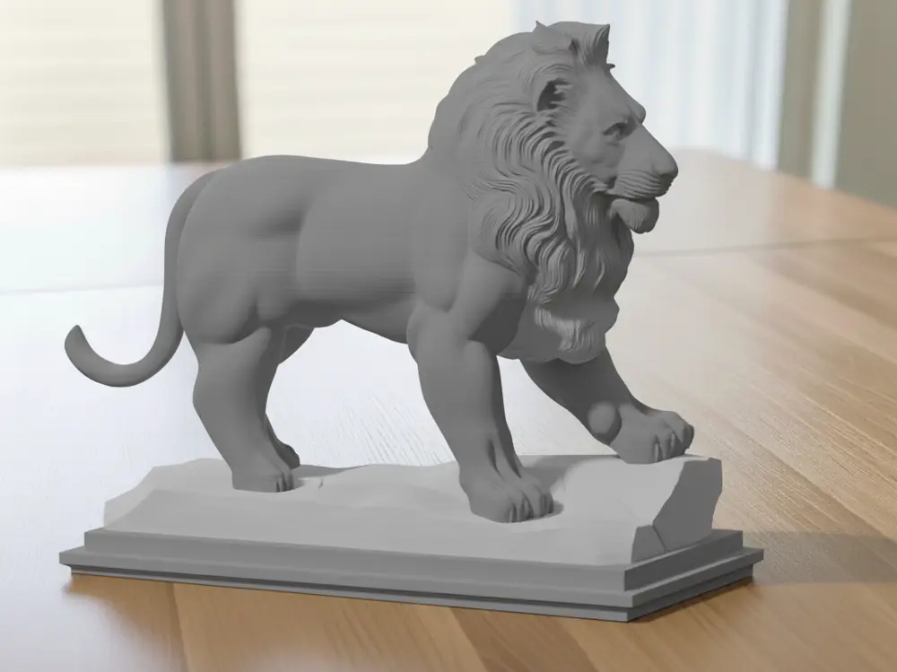 Lion statue