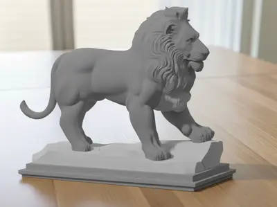 Lion statue