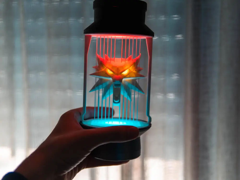 Witcher 3 Wolf Pendant String Lamp