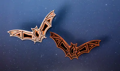 6 Layer Bat Decoration