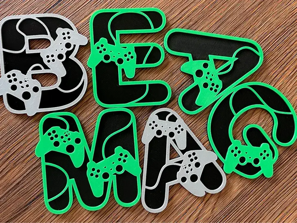Alphabet with game controller