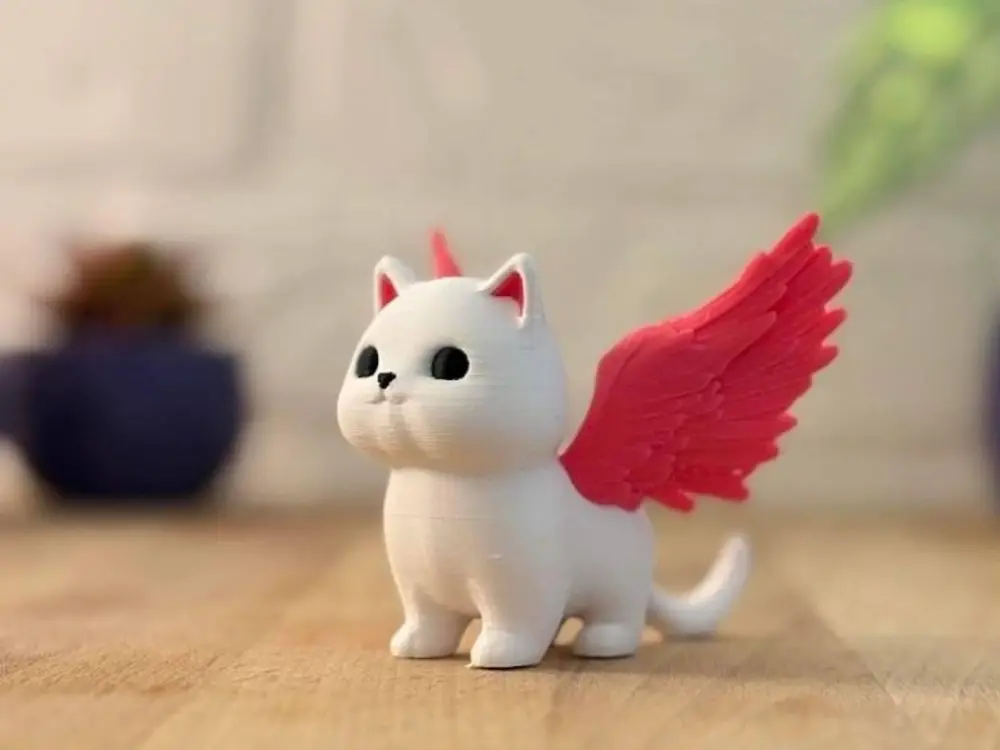 Cat with angel wings