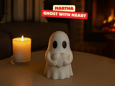 GHOST WITH HEART - MARTHA / HALLOWEENDECOR