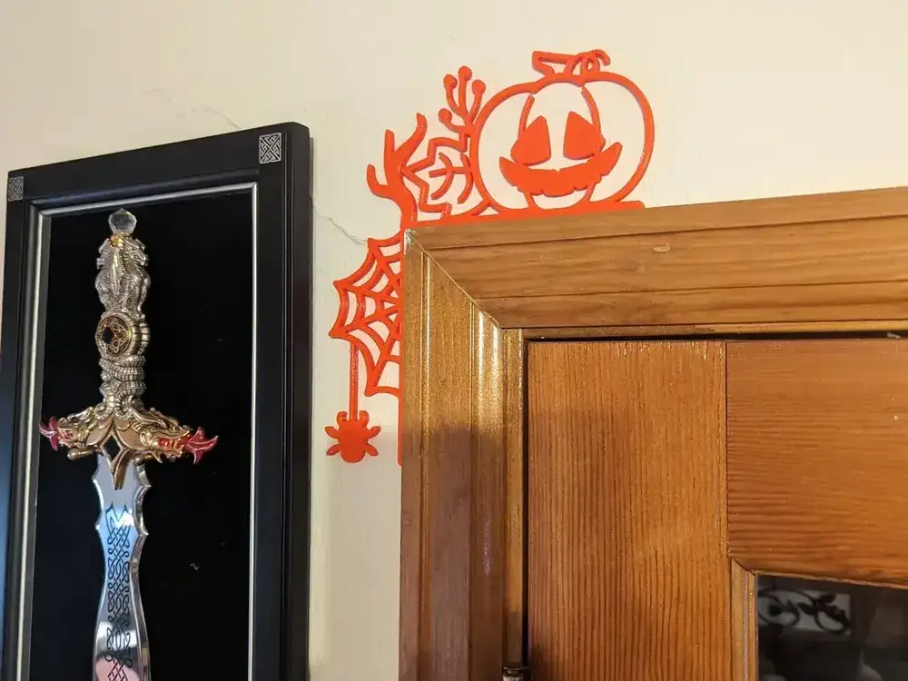 Halloween Door Corner Decor