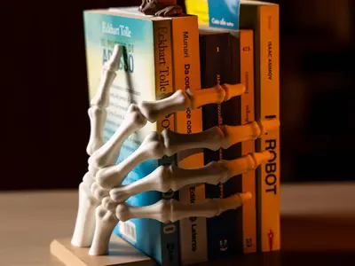Skeleton Hand Bookstop