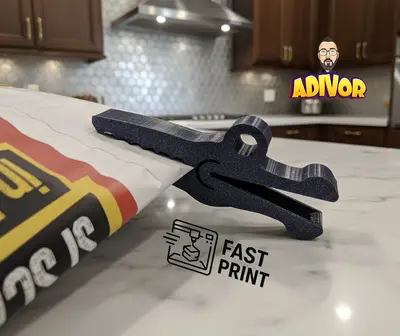 Kitchen Bag Clips – Reusable Food Seal Clamp Set