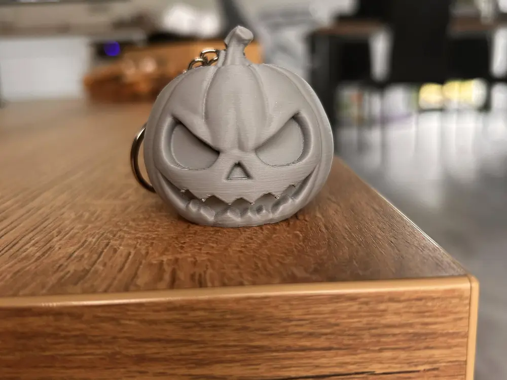 Pumpkin keychain