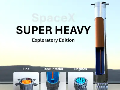 SpaceX Super Heavy Exploratory Edition 超重助推探索版
