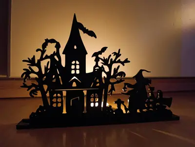 Haunted house halloween v2