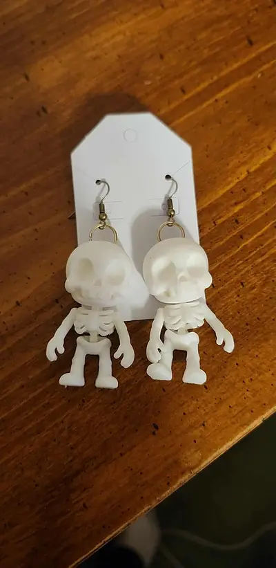 Skeleton Earrings