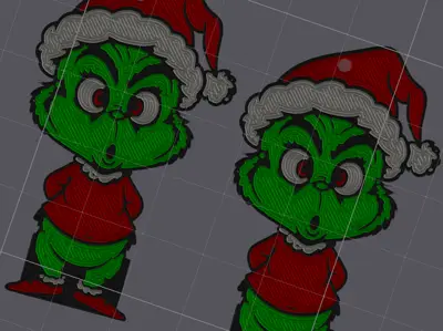 Grinch 2.0 Earring