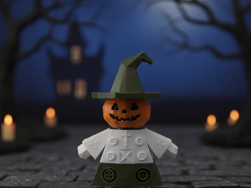 Evil Pumpkin Mage – The Cursed Trickster of Halloween 🕯️