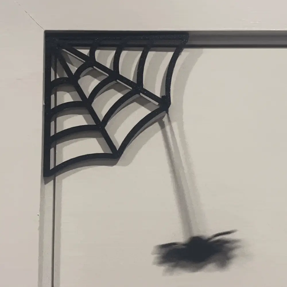 Spider-Web Door Decoration