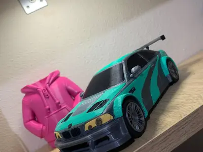 NFS Most Wanted BMW M3 GTR E46 Need For Speed Multicolor-REMIX