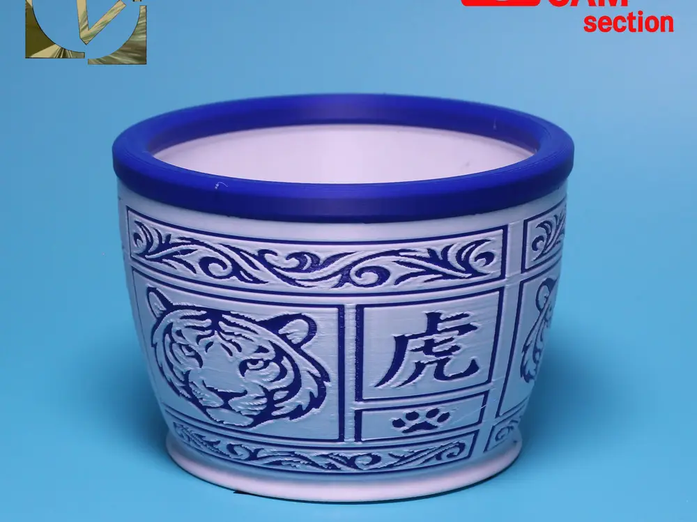 🐅 - 虎 – Tiger - Chinese Zodiac - Bowl