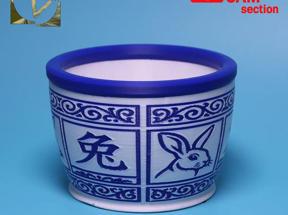 🐇 - 兔 – Rabbit - Chinese Zodiac - Bowl