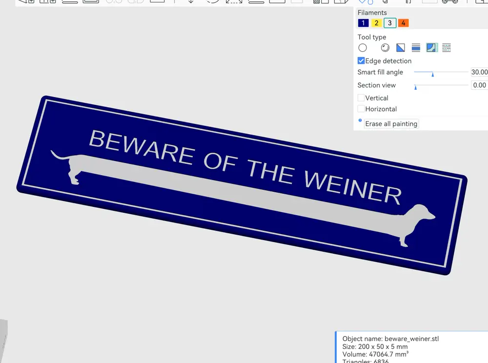 BEWARE OF THE WEINER