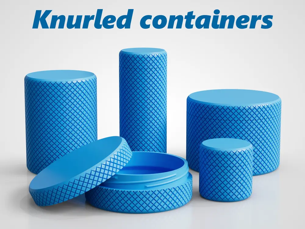 Knurled Containers