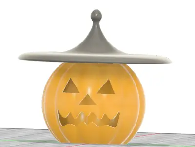 Calabaza con sombrero
