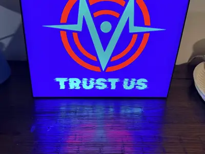 Trust Us - Voxtech LED Light up Sign