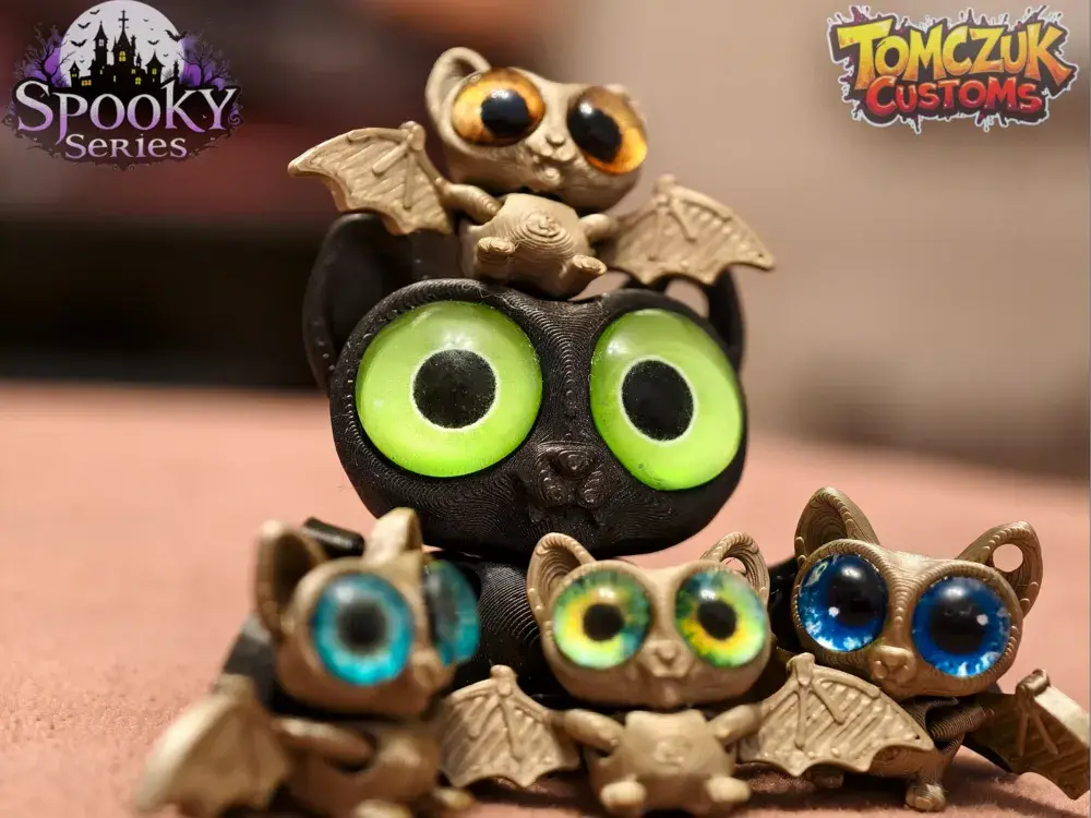 Cute Bat Keychain
