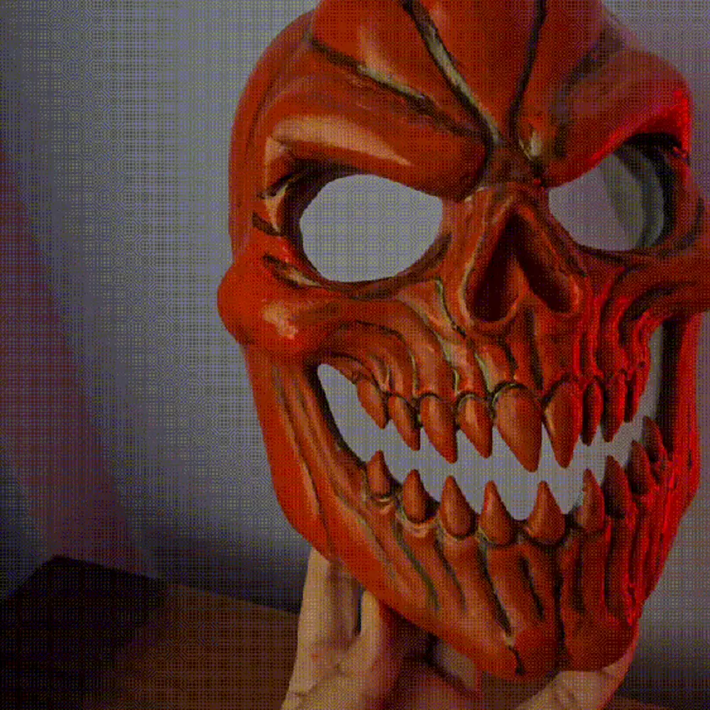 Pumpkin Skull Mask
