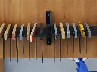 Square Measuring Device Hanging Organizer