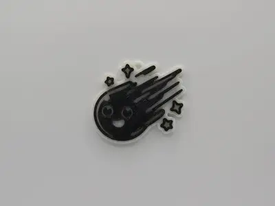 Cute Meteor Keychain