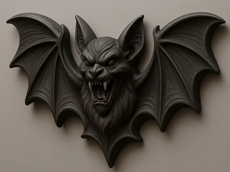 Halloween wall hanger bat just in time for your Halloween preparation :)