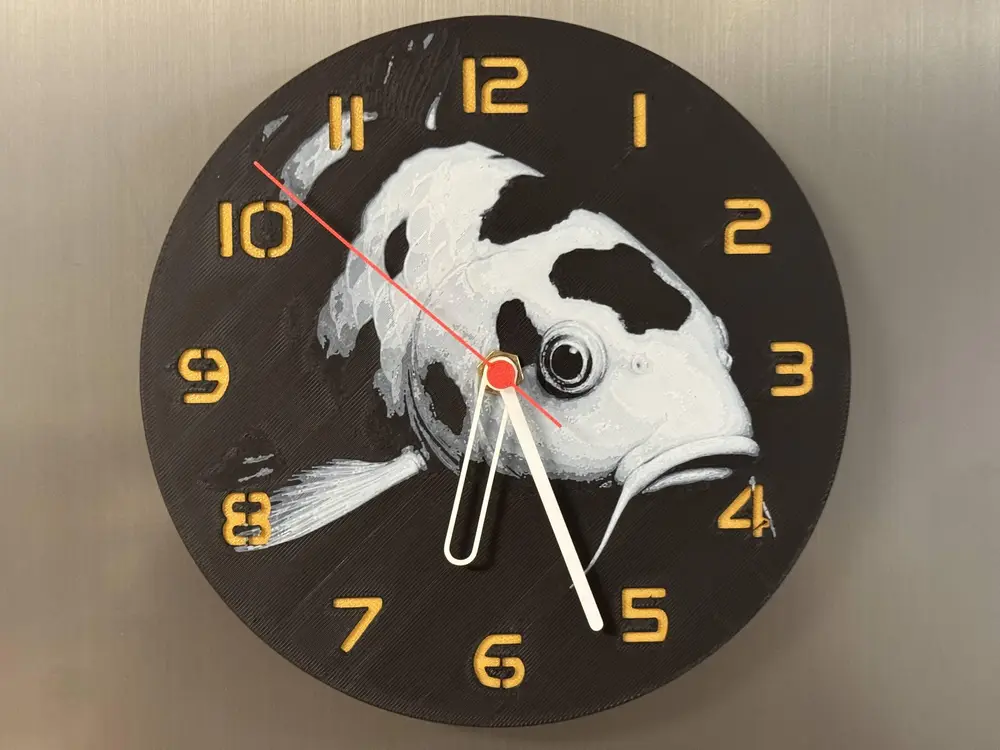 wall / desk clock Koi