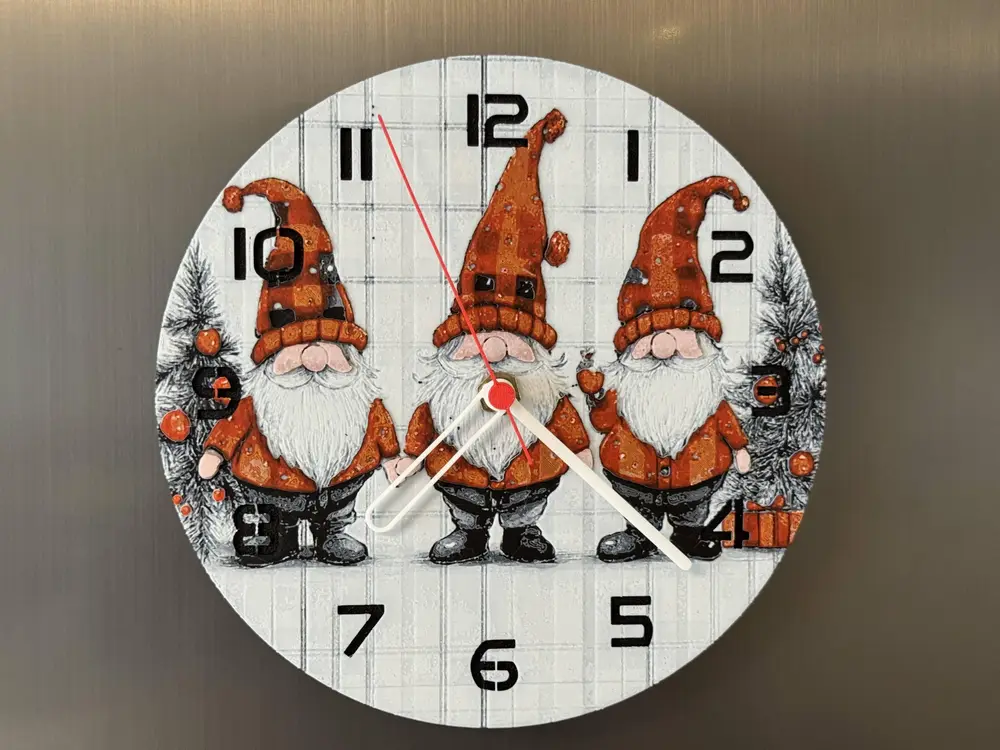 wall / desk clock Christmas Imps