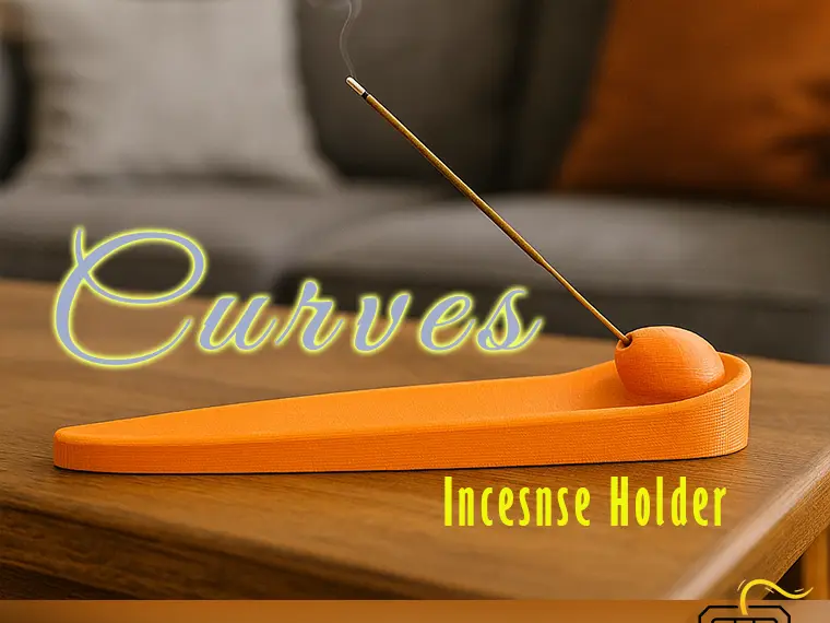 CURVES Incense Holder