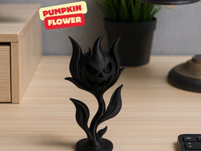 PUMPKIN FLOWER / HALLOWEENDECOR