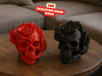 THE SKELETON HEAD ROSE / FORBIDDEN ROSE / GOTHIC
