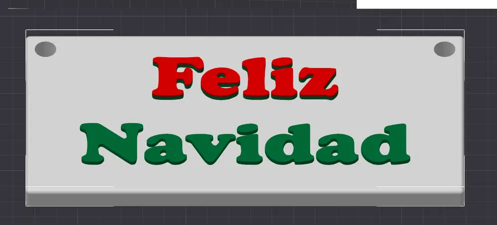 feliz navidad Sign