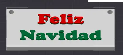 feliz navidad Sign