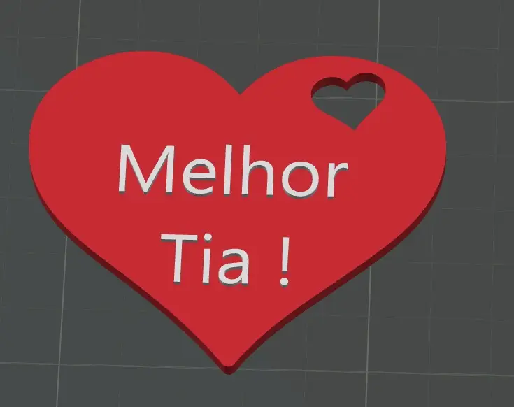 💖 Personalized Heart Keychain – Customizable Design for Kobra 3 V2 3D Printer 💖