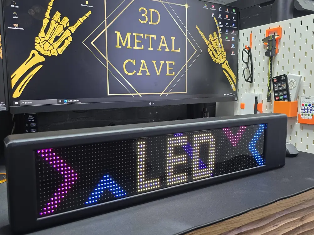 LED MATRIX HOLDER 12x59,5cm 16x96