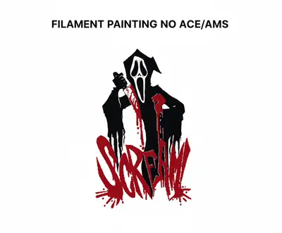 Scream Filament Painting no ace pro / ams