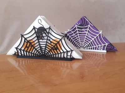 Napkin holder - spider web - lightweight version