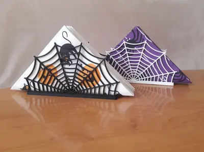 Napkin holder - spider web - lightweight version