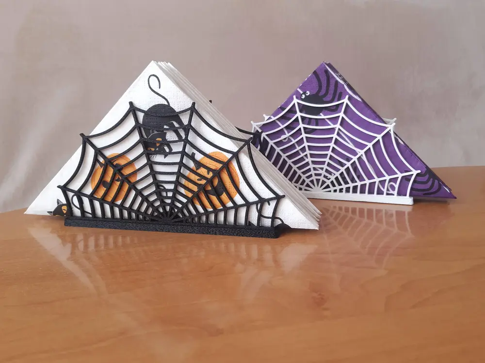 Napkin holder - spider web - lightweight version