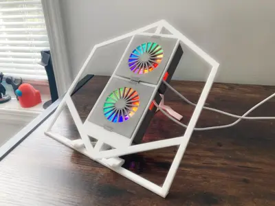 Minimalist Laptop Cooling Stand Frame (40 DEGREES) 15.6 inch and Smaller